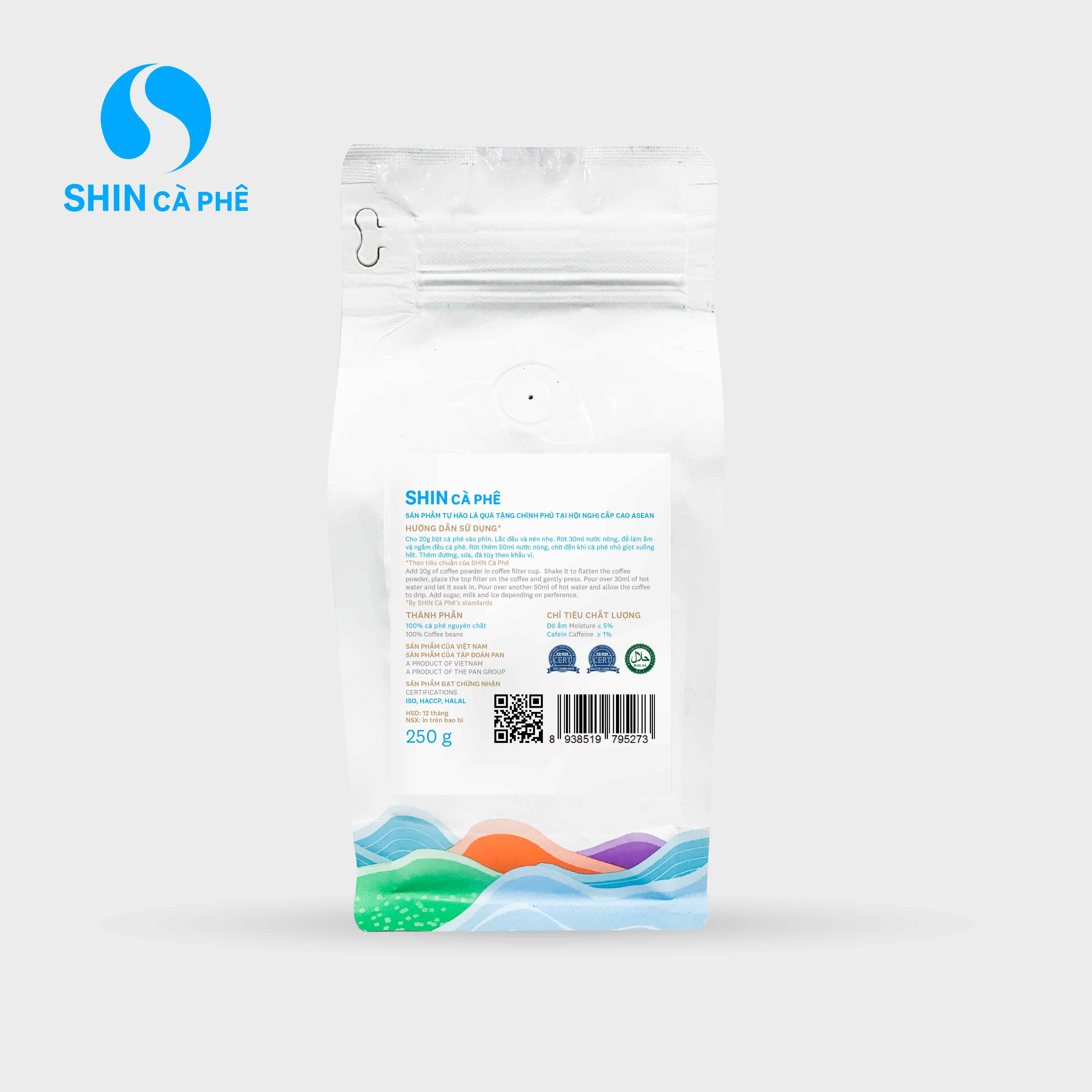 Vietnamese Coffee Phin Khe Sanh Blend - Shin Coffee - Specialty Coffee - 250g Pack