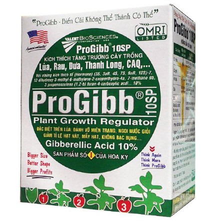 02 gói Điều hòa sinh trưởng cây trồng Progibb 10SP