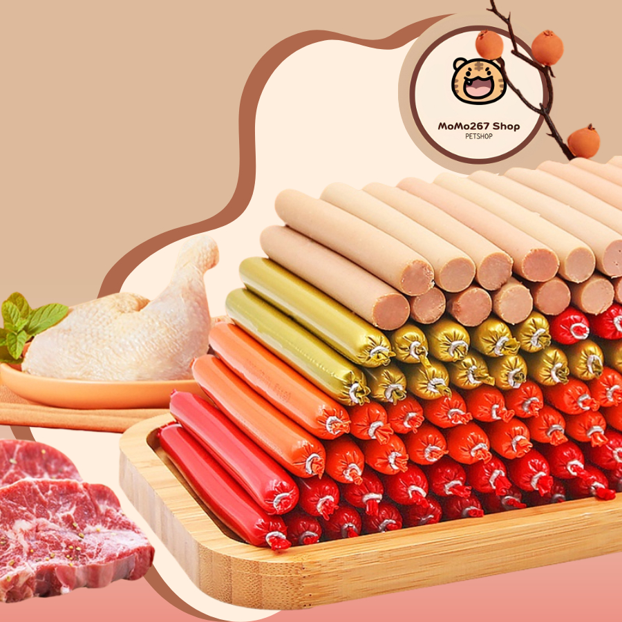Combo 10cây Xúc xích cho chó Hàn Quốc Palmy Day