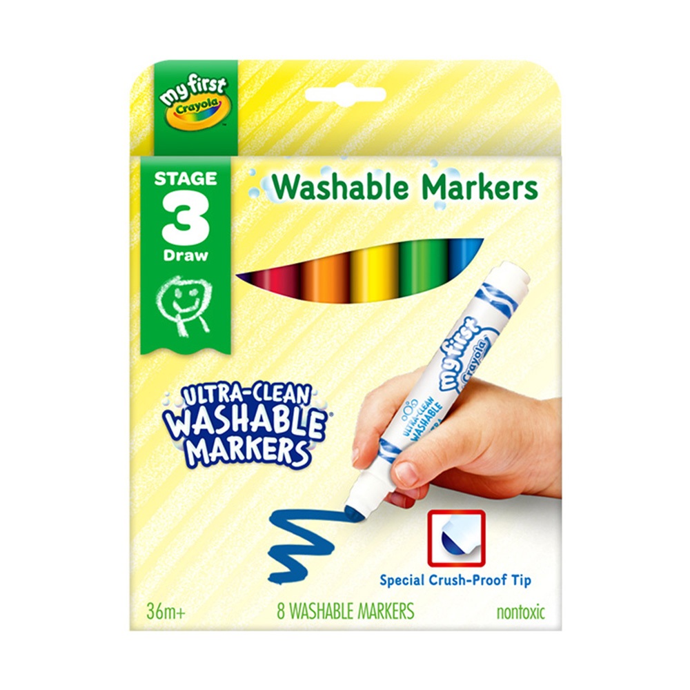 My First Crayola 811324 Washable Markers Count Coloring Tools