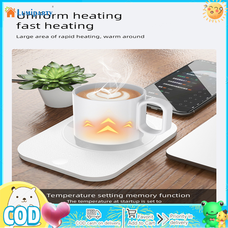 18W Coffee Mug Warmer 55℃ Constant Temperature Power Saving