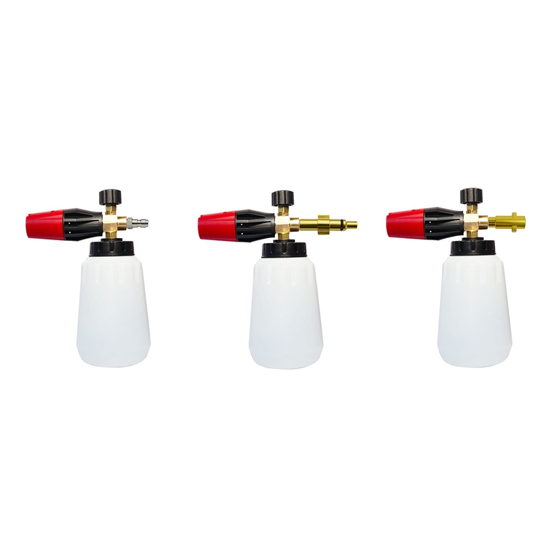 Pressure Washer Snow Foam Nozzle Adjustable Foam Cannon Generator Car Clean Soap Foam Wash for Interskol