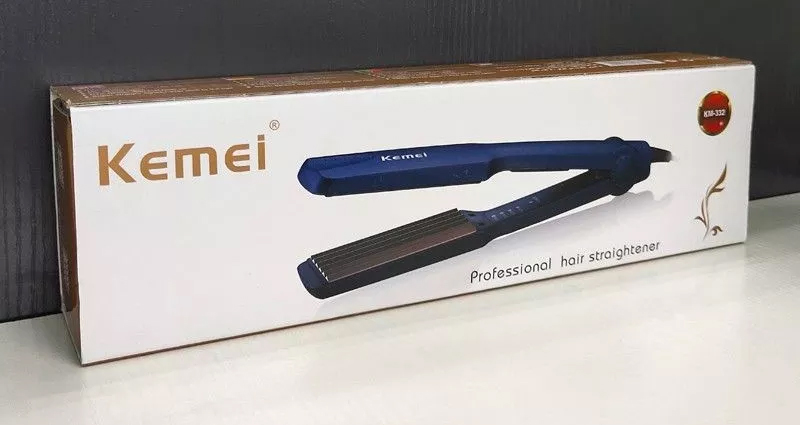 Máy duỗi tóc, kẹp tóc mini, máy làm tóc, máy uốn tóc, máy ép tóc duỗi thẳng tóc 4 mức nhiệt KEMEI 549 - dụng cụ tạo kiểu tóc - máy dập xù bấm tóc mini