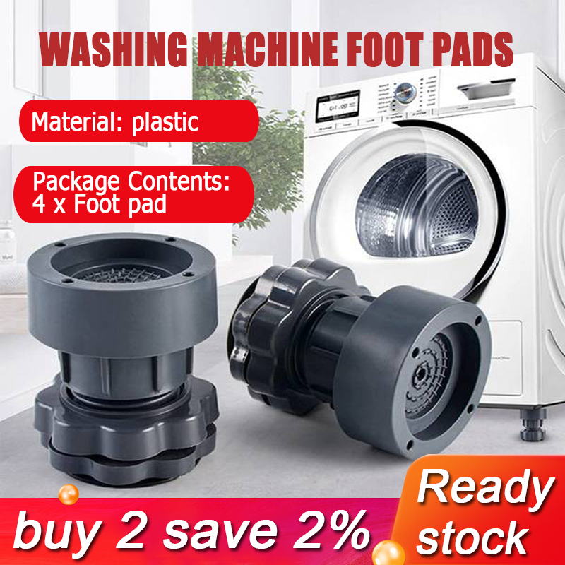 Washing Machine Foot Pads Support Adjustable Highly NonSlip Mat Anti