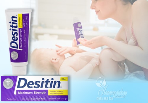Kem hăm Desitin tím/xanh cho bé 113g