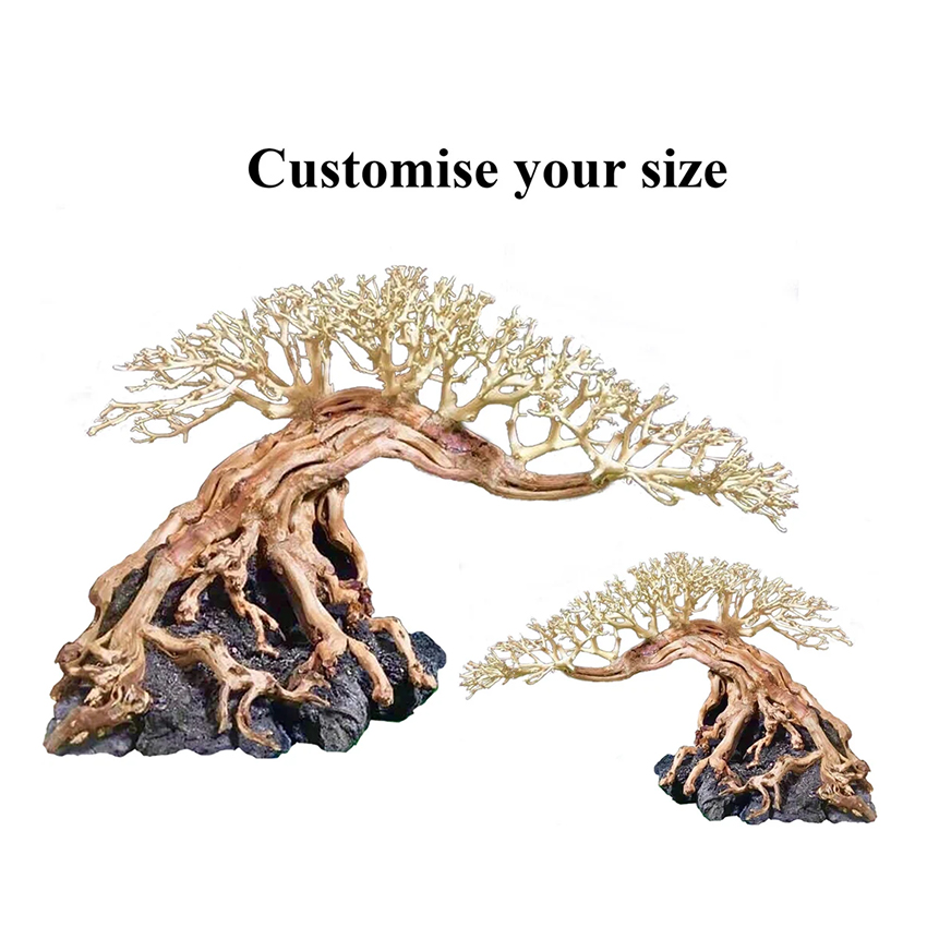 Lũa bonsai thủy sinh trang trí bể cá cây lũa hồ cá thủy sinh bonsai gỗ lũa thủy sinh