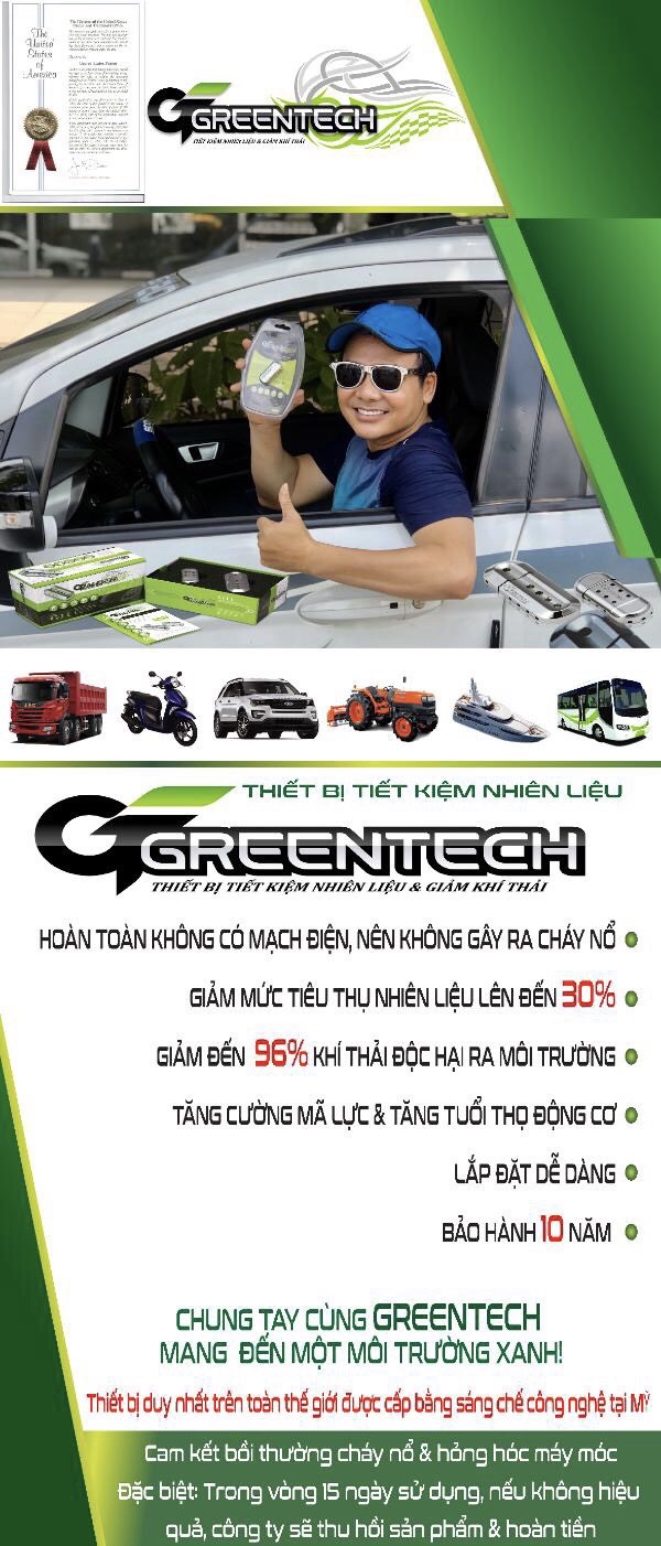 Thiết bị tiết kiệm xăng dùng cho xe máy Greentech