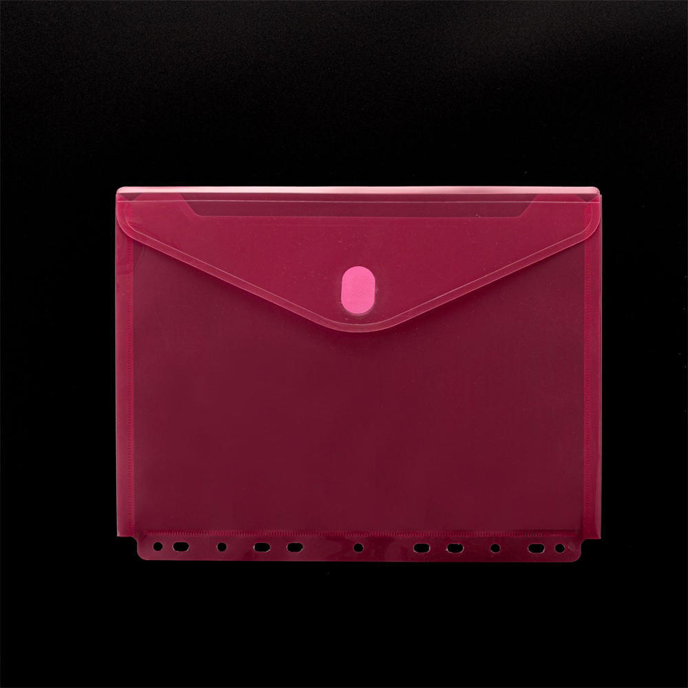 11-hole Punched File Folders Transparent Plastic File Folders 11-hole Punched File Folders A4 Document Sleeves Documents Bag Protector Office Supplies Filing Products File Organization File Storage Solutions Clear File Folders Plastic Document Holders