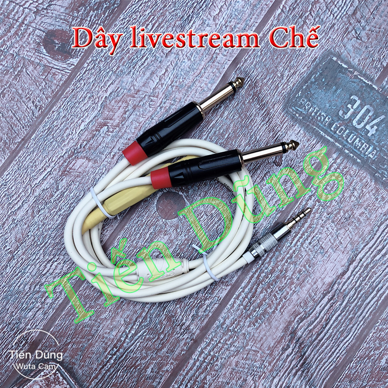 Dây livestream chế cho F4, F7 các dòng máy Âm li , vang, icon upod pro , mixer