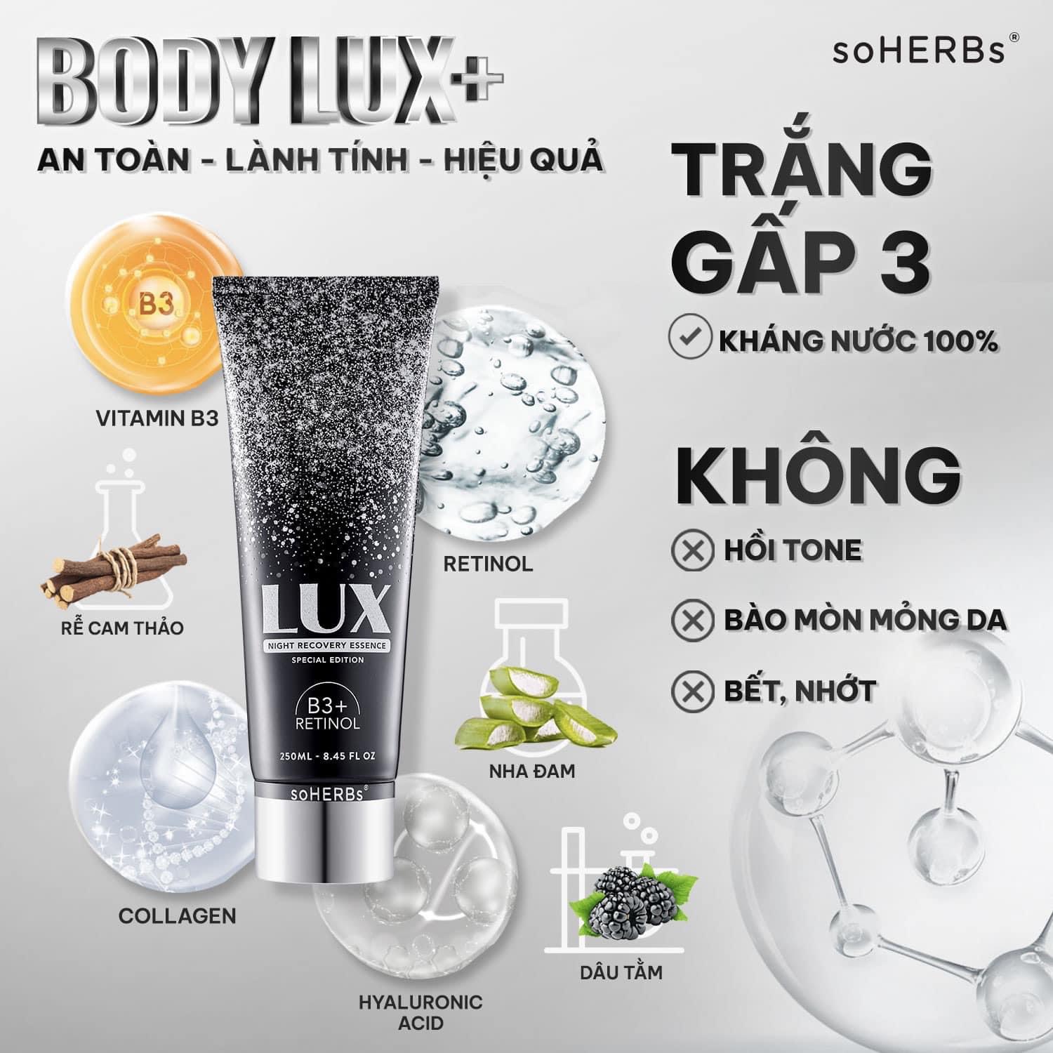 [CHÍNH HÃNG] Kem body LUX soHERBs date mới