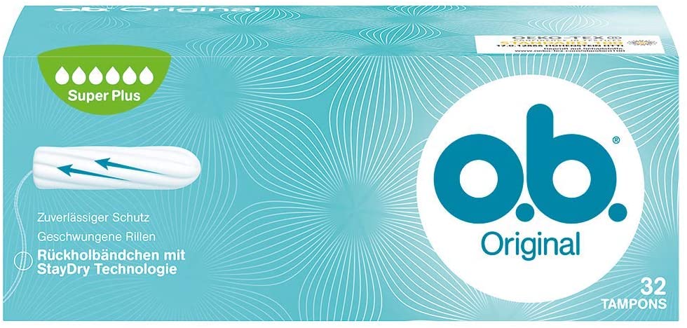 Băng vệ sinh tampon ob size super plus original 32st Đức (size đại lớn nhất)
