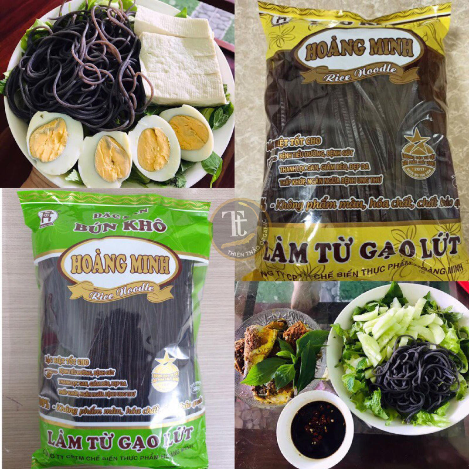 Bún gạo lức đỏ thực dưỡng 500gr [100% từ gạo lức đỏ] HCM