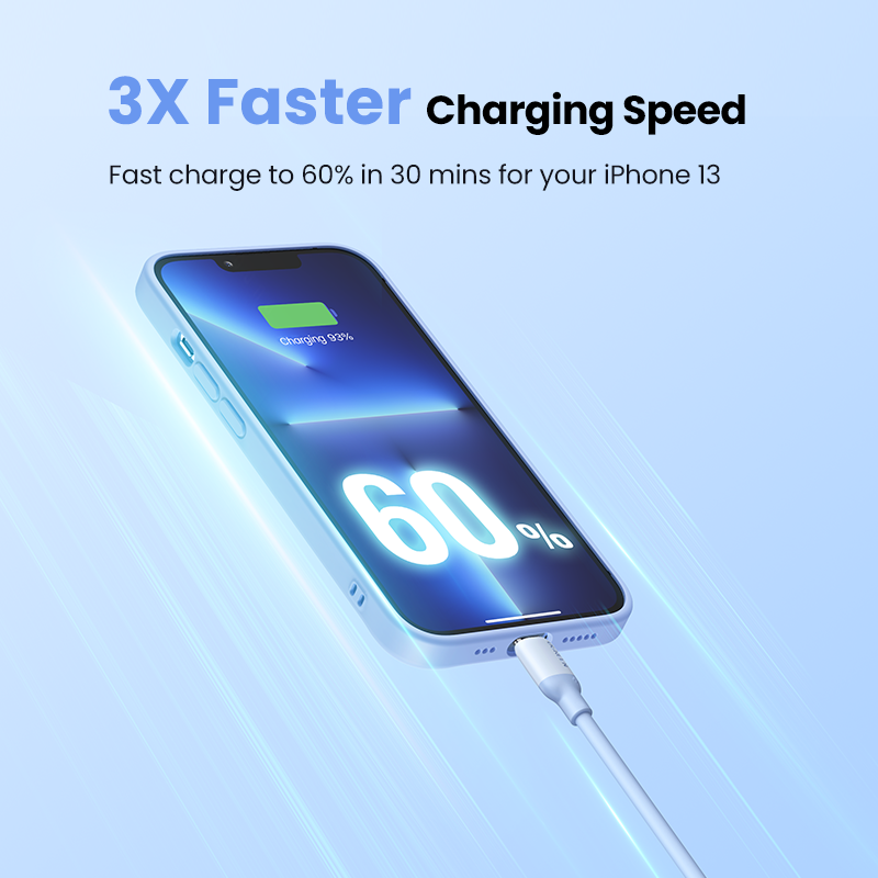 【Chứng nhận MFi】 UGREEN 1m Cáp USB C to Lightning Cáp iPhone 14 Plus/iPhone 14 Pro Max Lightning PD 20W Cáp Lightning USB C Siêu mềm cho iPhone 14 Plus/iPhone 14 Pro Max 13 Pro Max / 12/11 / X / 8, iPad (2021), AirPods, MacBook