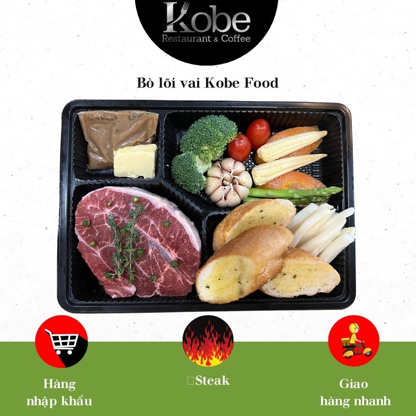 Bò lõi vai Kobe Food Chỉ giao TP.HCM