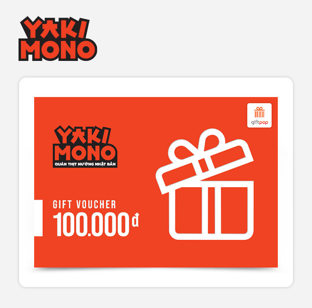 Evoucher - Phiếu quà tặng Yakimono 100k