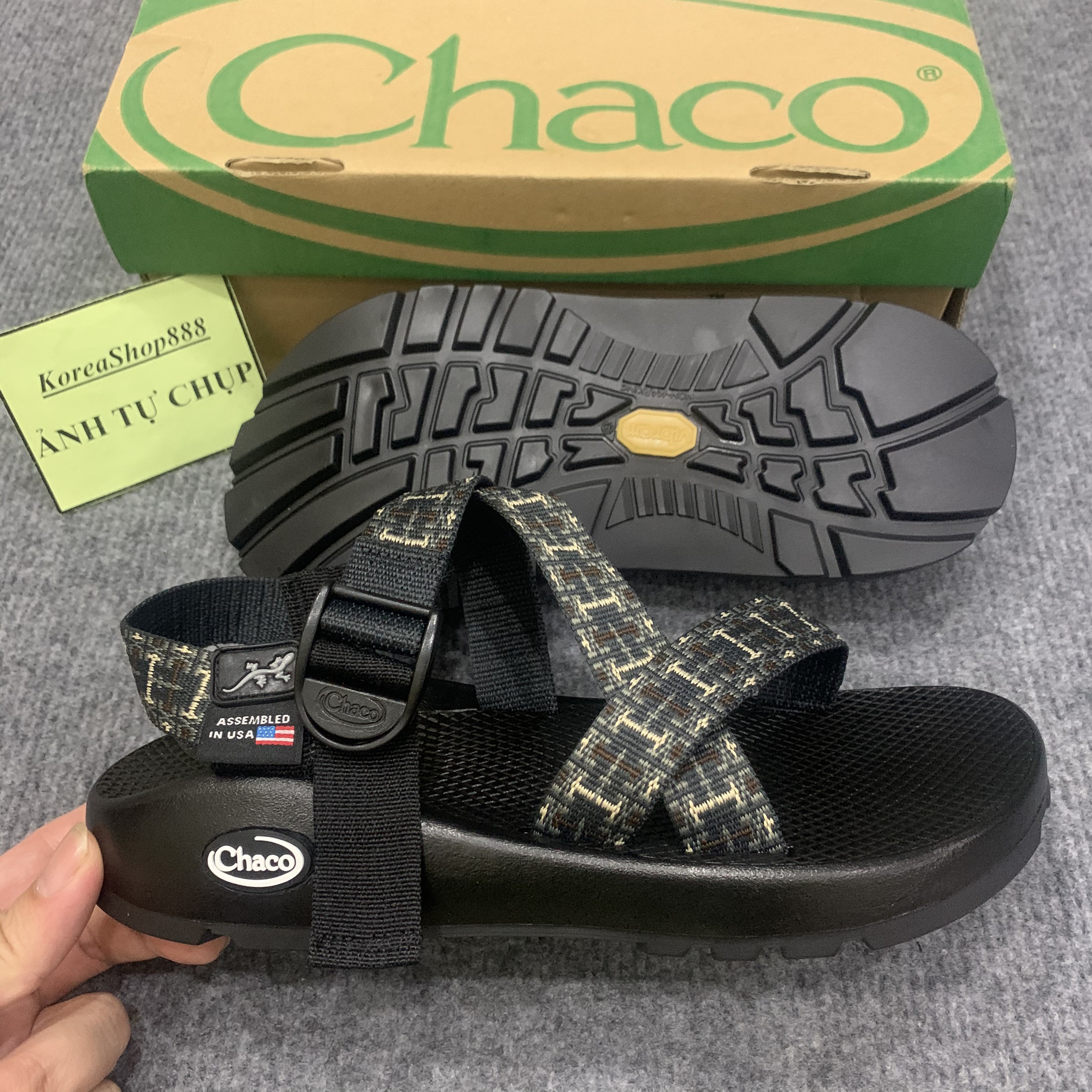 Dép Xăng Đan Nam Chaco Đế Cứng Mã D37