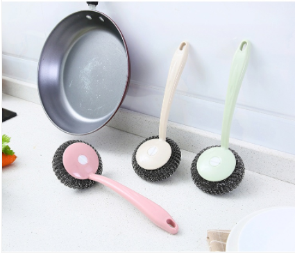 Cây Cọ Xoong Nồi Búi Sắt Có Tay Cầm