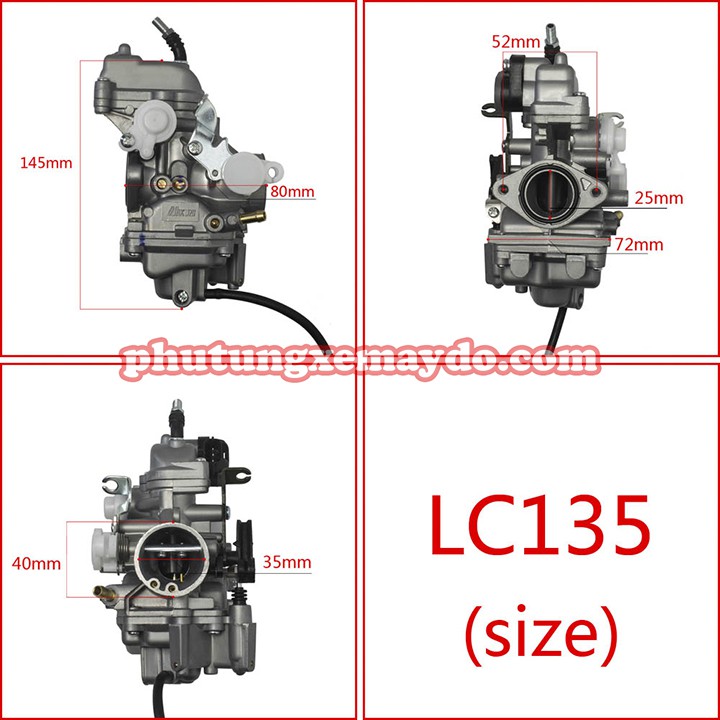 Bình Xăng Con Exciter 135 4 Số