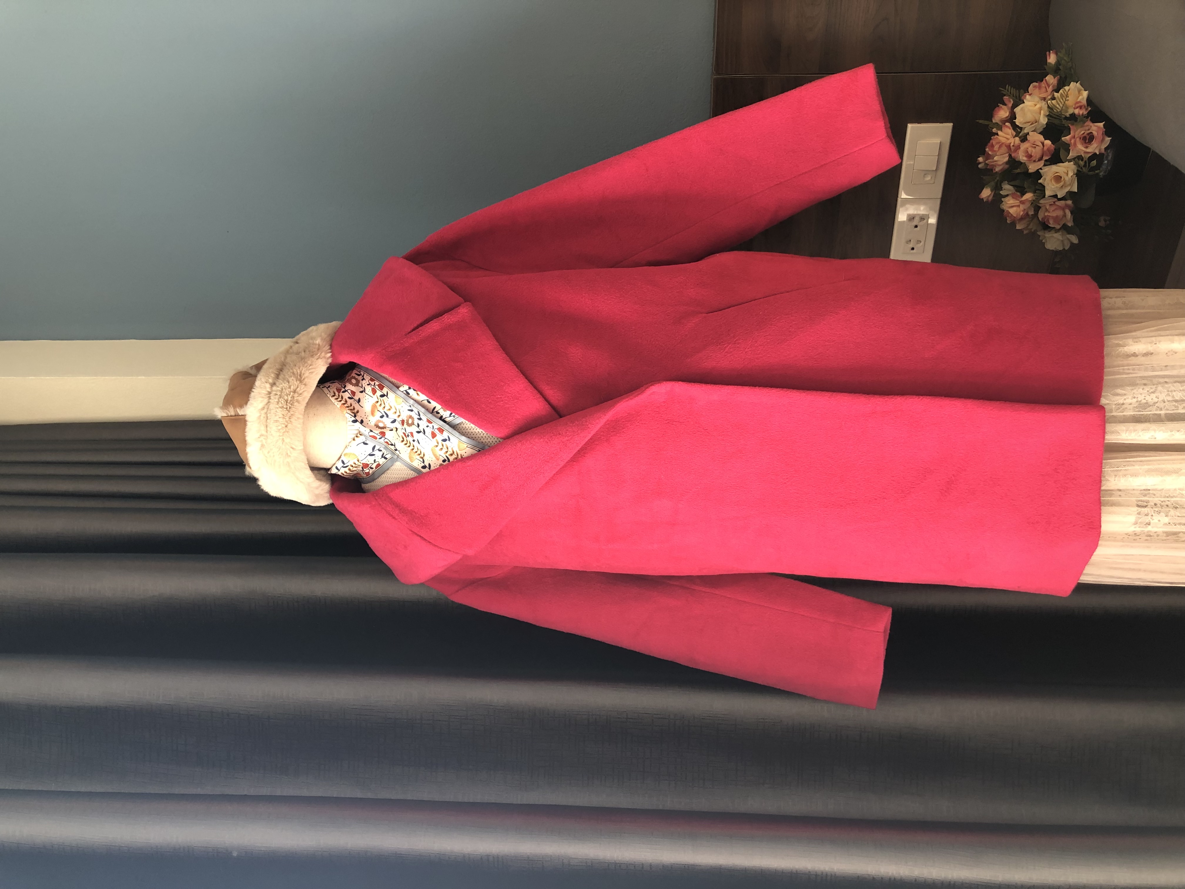 [2Hand] Áo dạ dáng dài 2 lớp