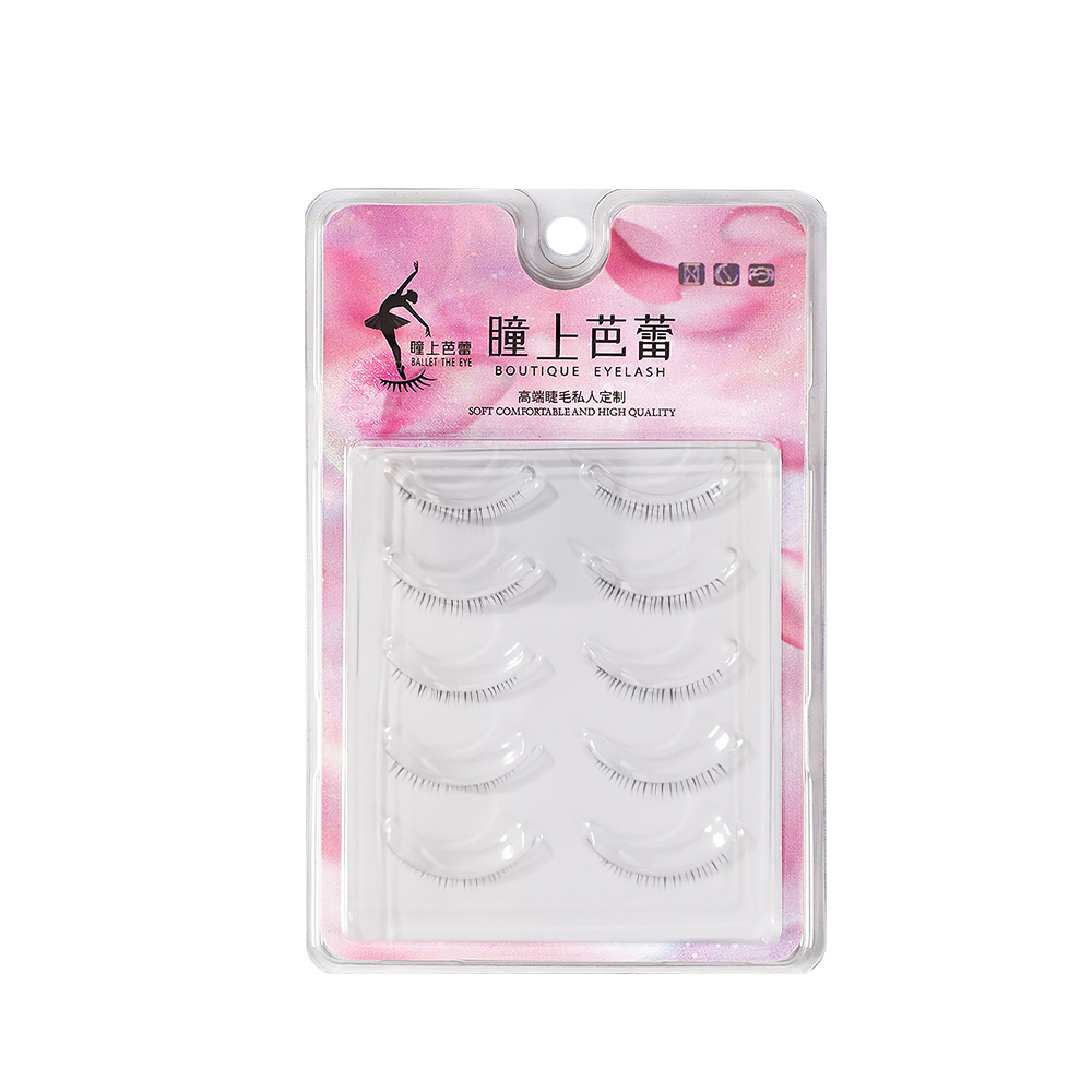 Foreverlily Lower Eyelash Grafting Eyelash Single Natural Eyelash Soft Fiber Individual Eyelashes MakeUp Tools