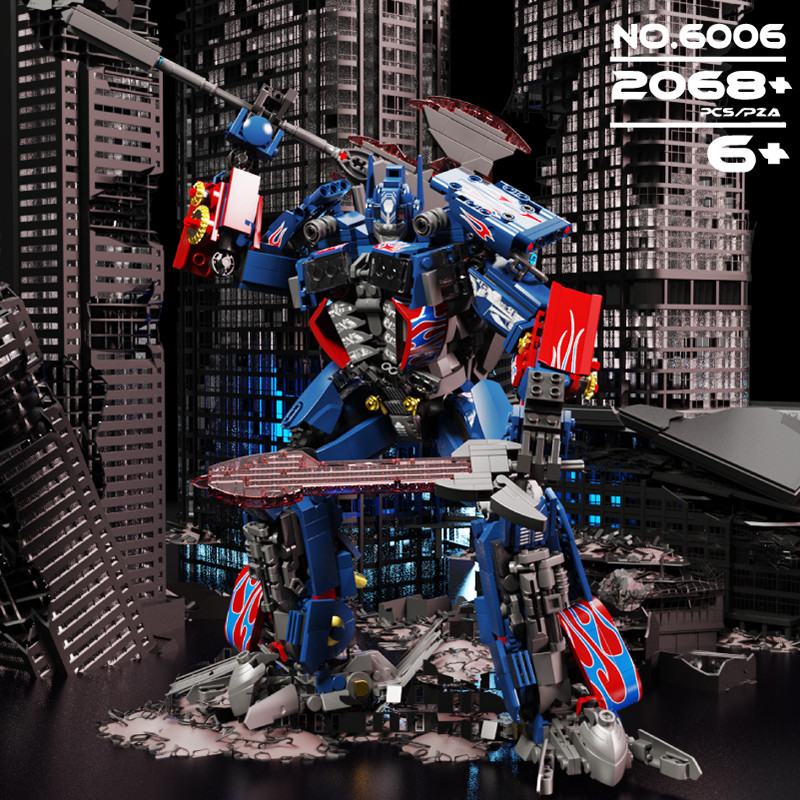 lắp ráp mô hình Super Transformers 6006 người máy Optimus Mars