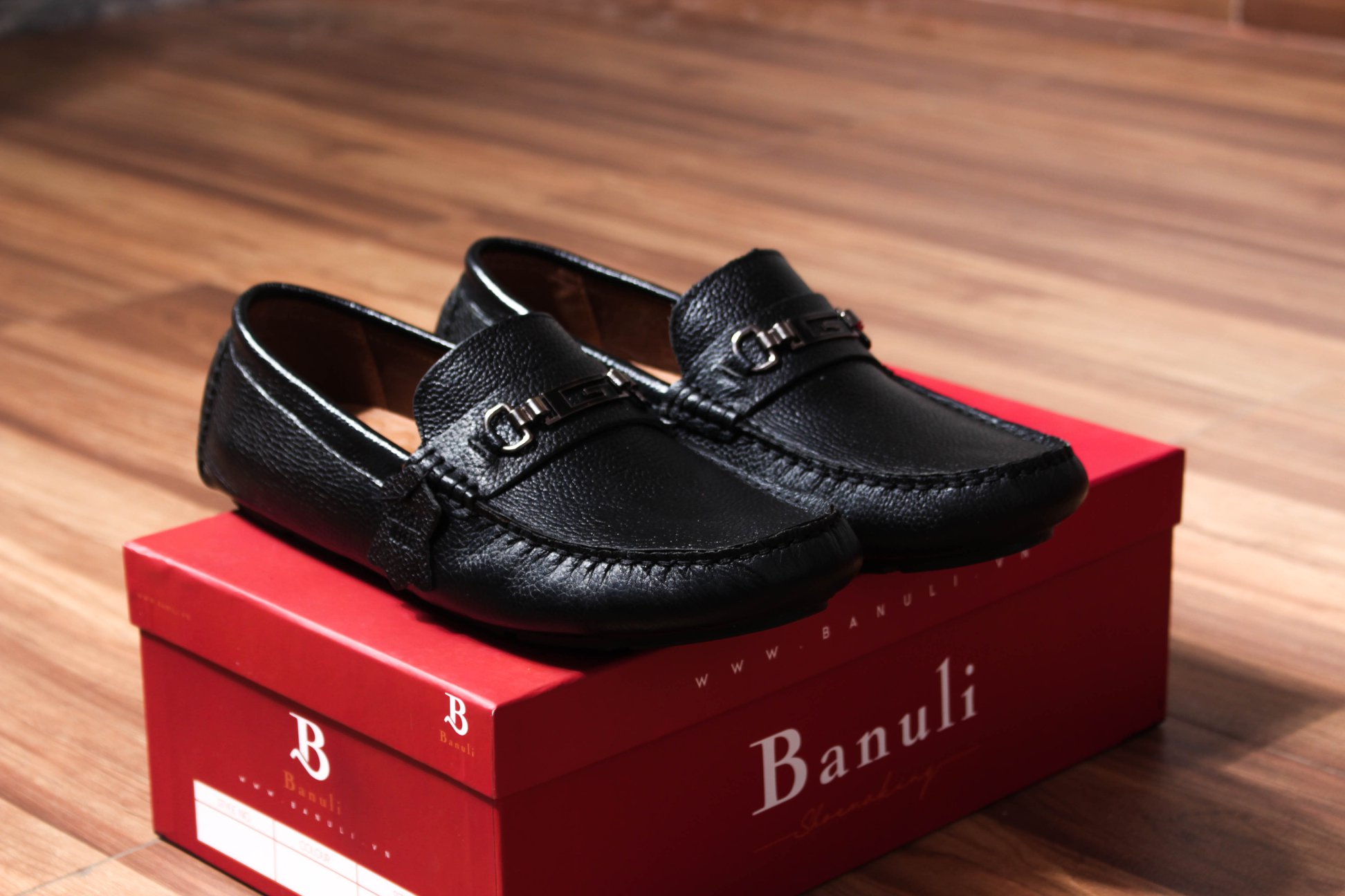 Giày Lười Banuli Nam Da C4ML2T0 - Kiểu Slip-Ons (Moccasins construction)