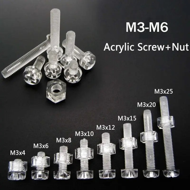 Ốc vít mica M5, Đai ốc mica