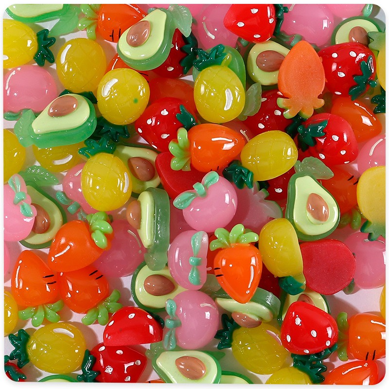 Charm Hình Trái Cây Trang Trí Slime