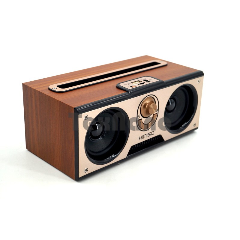 Loa bluetooth cao cấp suntek kimiso km-7 loa bluetooth đôi kimiso km-7 bằng gỗ cao cấp có giá đỡ điện thoại hỗ trợ nhiều chức năng âm bass cực hay âm thanh sống động thêm chức năng sạc dự phòng bh 12 tháng