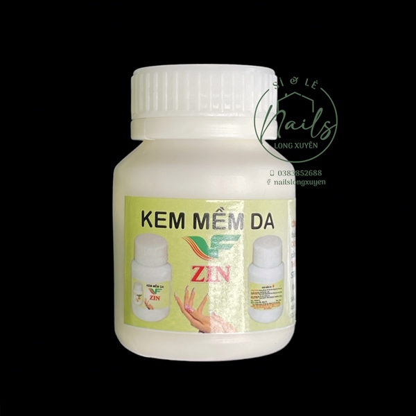 Kem mềm da Zin, kem mềm da làm móng (Hủ)