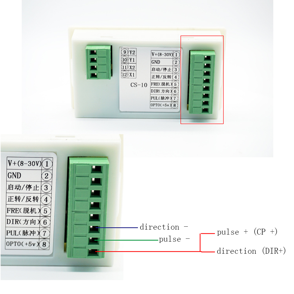 CS10-3 Stepper Motor Servo Motor Drive Stepless Speed Controller Pulse Generator Electronic Switch Governor with Led Display