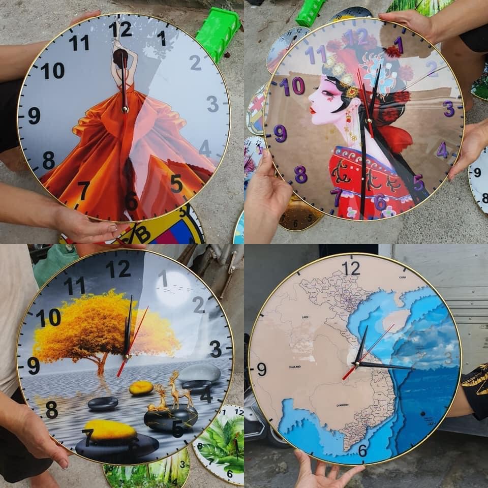 Tranh đồng hồ để bàn