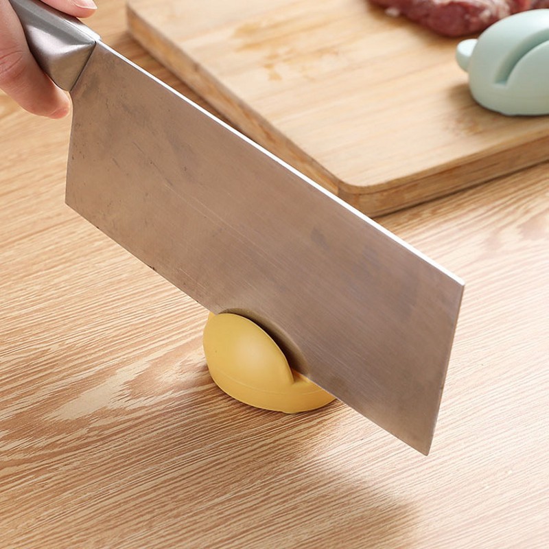 [88 Tại Nhà] Hàng Có Sẵn 1 Chiếc Dụng Cụ Mài Dao Sáng Tạo Dụng Cụ Mài Chống Trượt Hoạt Hình Ếch, Dụng Cụ Mài Dao Gia Dụng Nhà Bếp Nhỏ Và Dễ Thương Đơn Giản