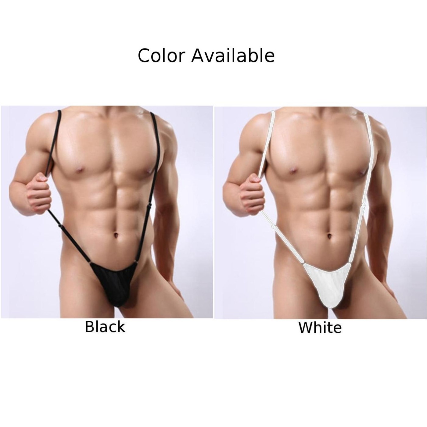【YOUWORTH】 Durable Men's Adjustable Jockstrap Bulge Pouch G string Suspender Underwear