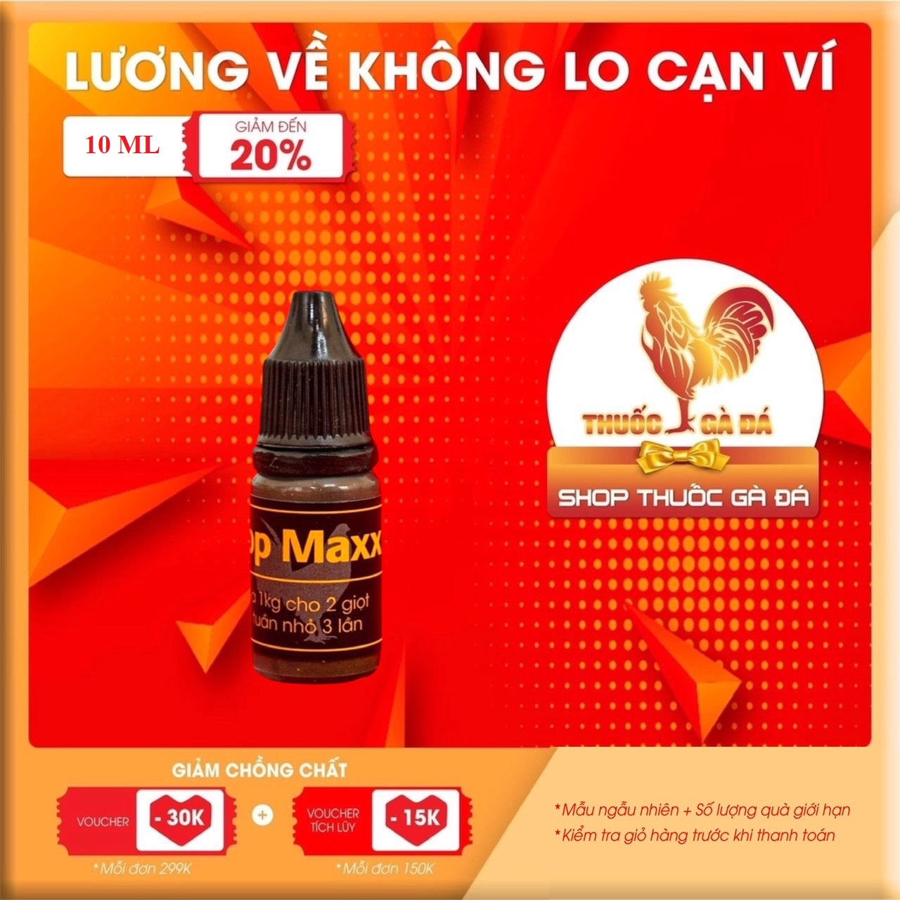 TOP MAXX dinh dưỡng cho gà chế độ đá