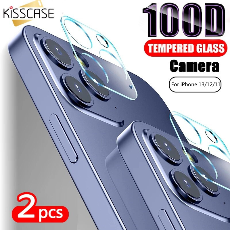 2 Kính Bảo Vệ Camera KISSCASE, Dành Cho iPhone 12 Pro Max 12 Ống Kính Mini thumbnail