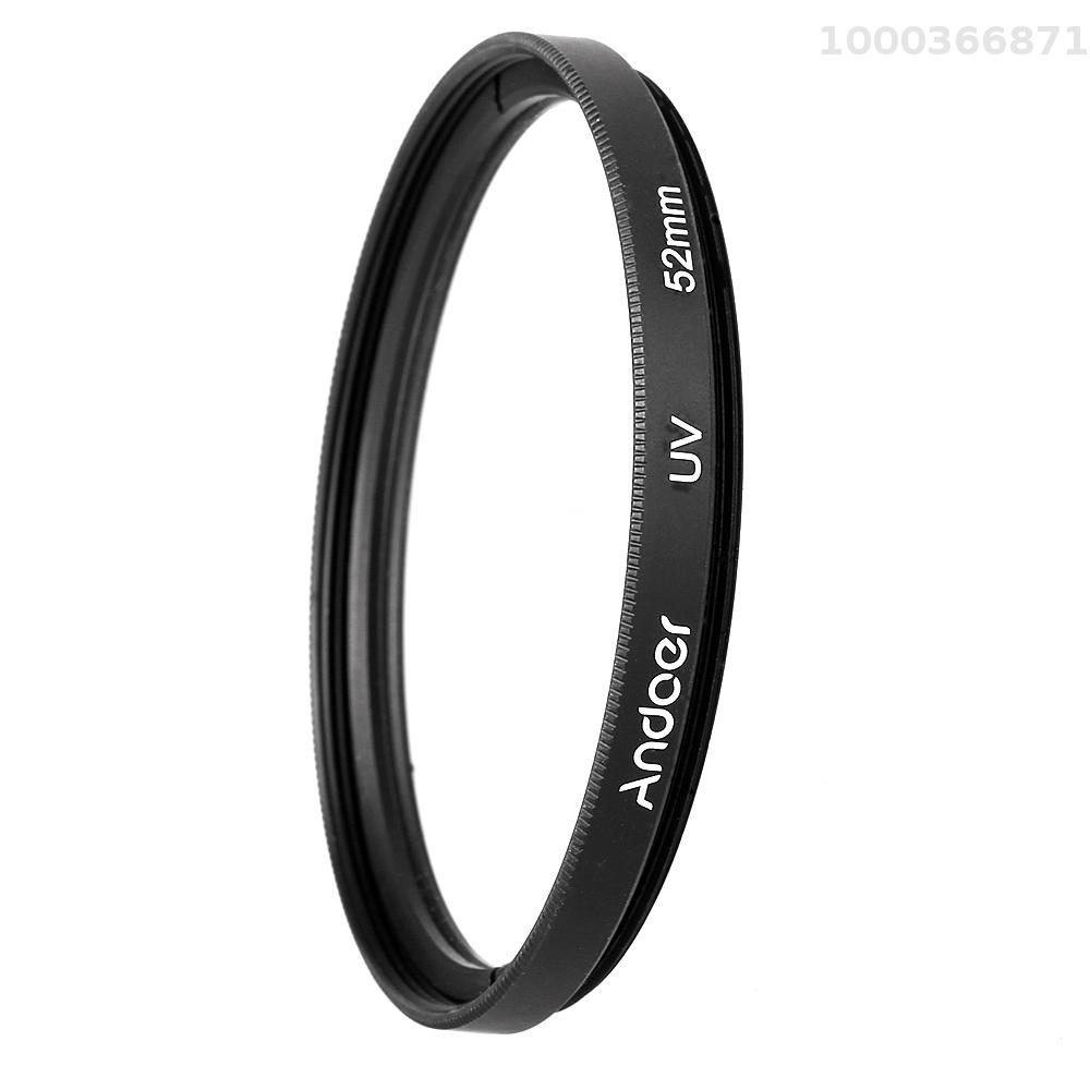 Andoer 52mm UV Ultra-Violet Filter Lens Protector for Canon DSLR Camera