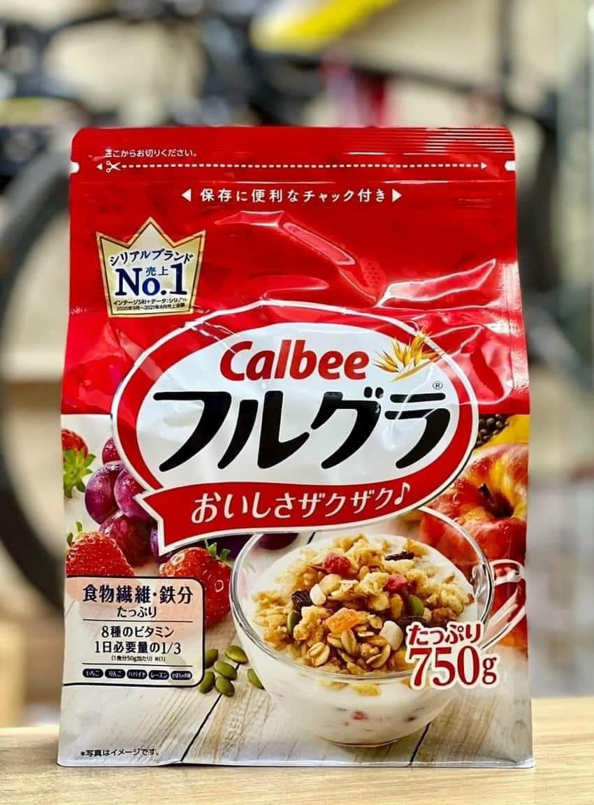 Ngũ cốc calbee 750g date 2023