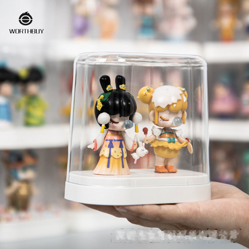 Blind box storage display box, bubble mart hand-office doll doll, transparent shelf storage, dustproof display wall