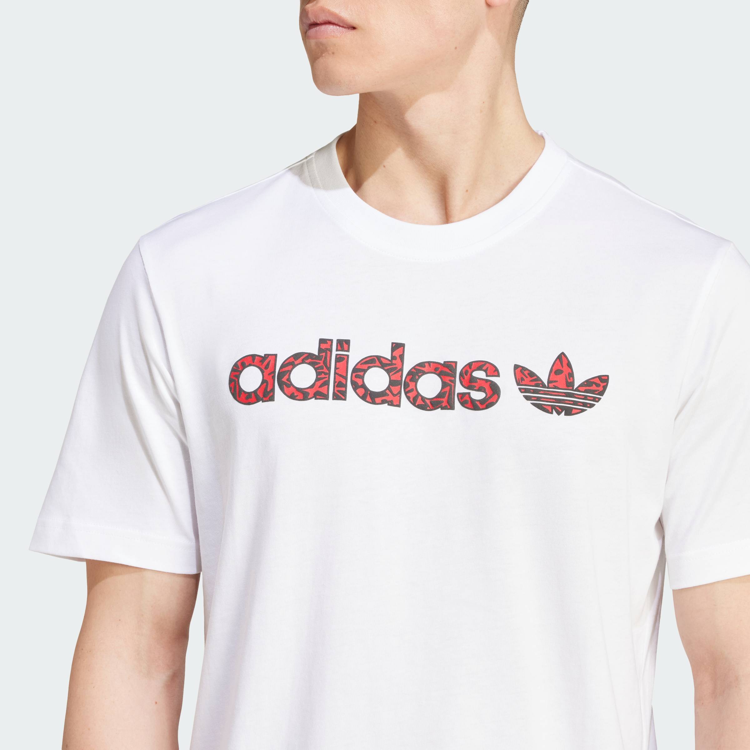 Adidas Lifestyle Graphics Tee Men White IX9652 | Lazada Singapore