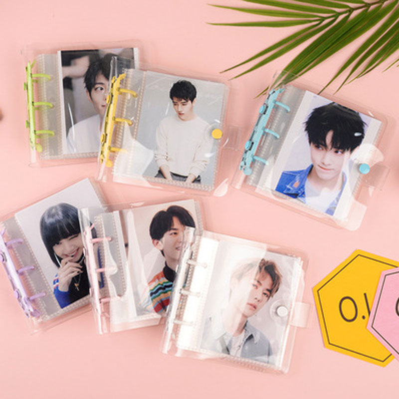 Creative%203%20Hole%20Loose-leaf%20Refill%20Notebook%20Cover%20Mini%20File%20Folder%20Hand%20Account%20Diary%20Ring%20Binder%20Inner%20Pages%20Diary%20Book%20Portable%20-%20Image%204