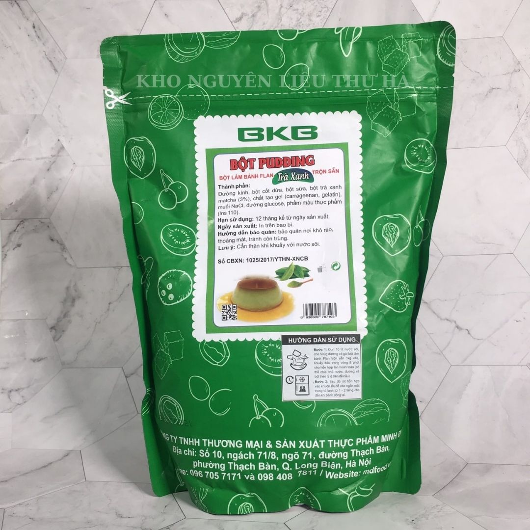 Bột Pudding BKB Hương Vị Đặc Sắc 1kg – Tinh Hoa Tráng Miệng, Topping Đỉnh Cao!