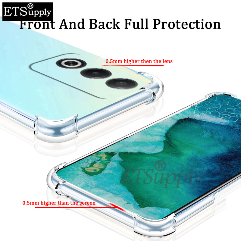Phone case OPPO A3 Pro Soft Transparent Full Protection shockproof Armor Back Cover OPPO A3 Pro Case.