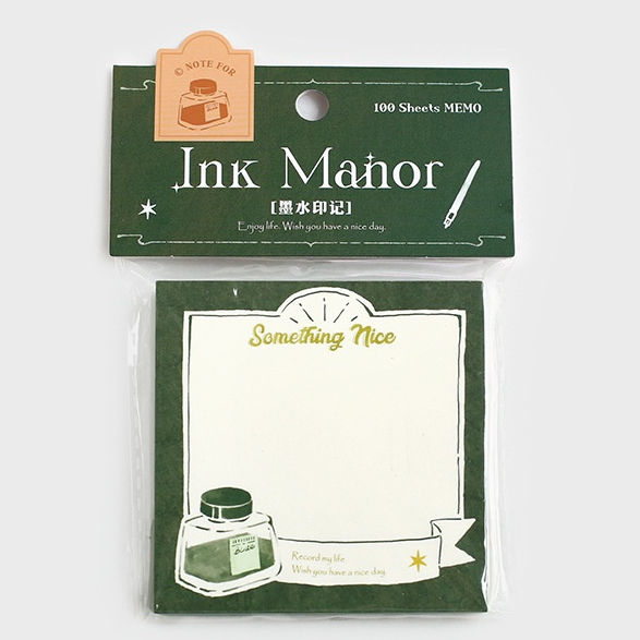 Giấy Note - Tập 100 Tờ Giấy Ghi Chú Note For INK MANOR Retro