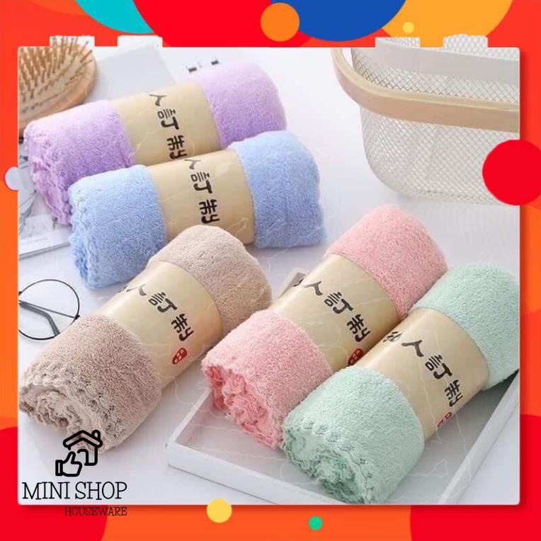 Khăn Rửa Mặt Mềm Siêu Thấm Nước Xuất Hàn 30x50 Cm