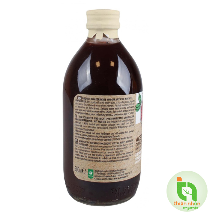 Giấm lựu hữu cơ (có giấm cái) ProBios 500ml