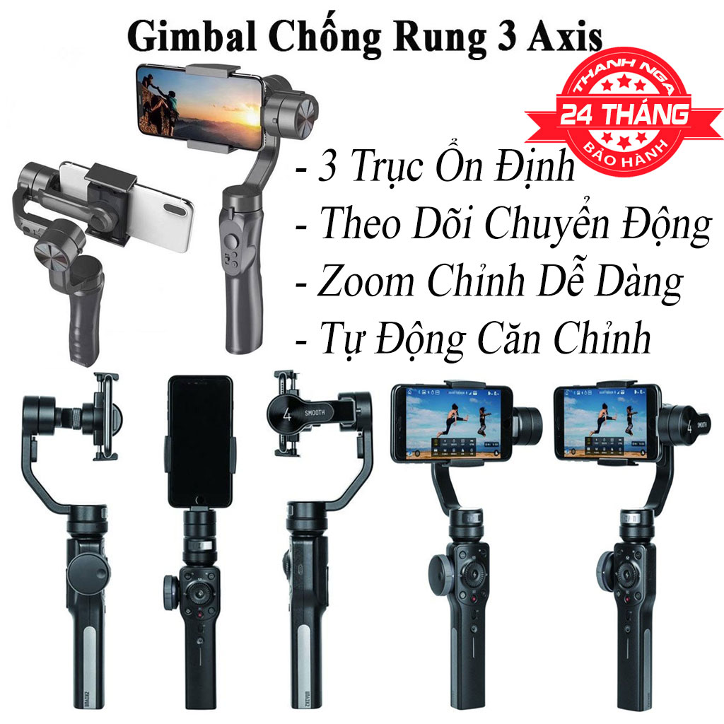 Tay Cầm Chống Rung Gimbal 3 Axis Handheld Gimbal Chống Rung Ổn Định 3 Trục