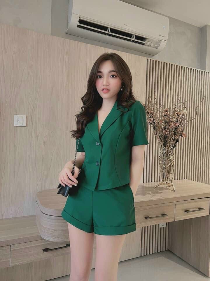 (free ship) SÉT BỘ VEST ĐÙI MẪU KAKI MỀM CỰC HOT.