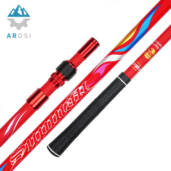 Carbon Dip Net Pole Bare Pole New Ultra-lightweight Net Dip Fish Telescopic Rod Fishing Net Bag