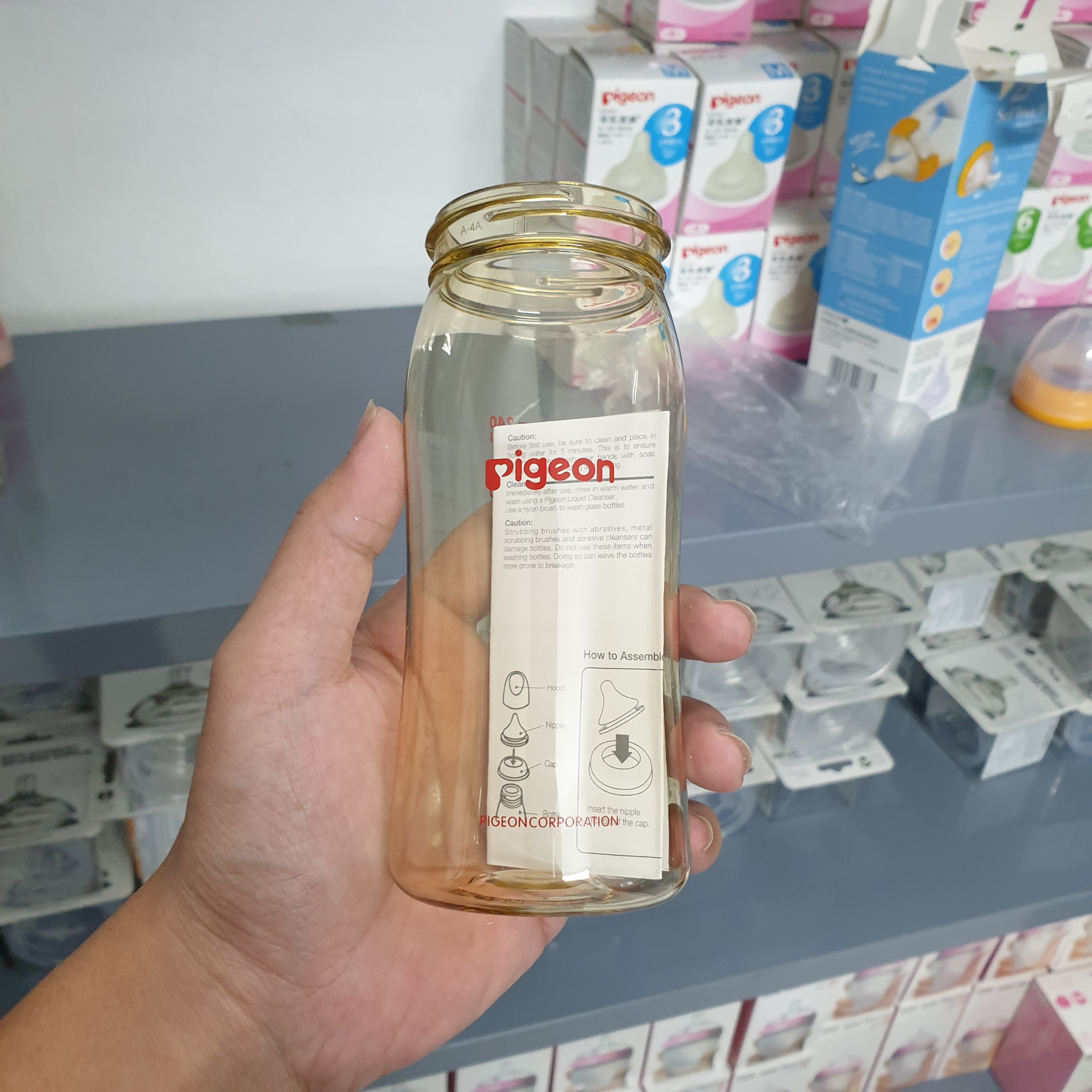 Bình sữa Pigeon Softouch chất liệu PPSU 160/240ml